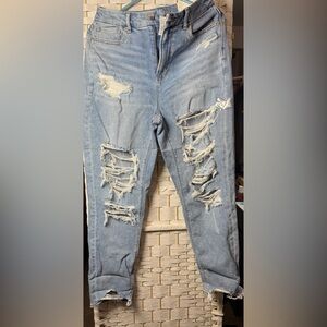 American Eagle Curvy Mom Jeans High Rise Size 4 (27W) NWT